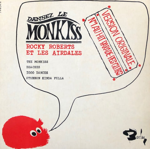 Rocky Roberts and the Airdales - Dance the Monkey - (French) Barclay EP.