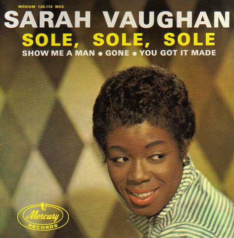 Sarah Vaughan - Sole, sole, sole + 3 (EP) - Mercury (France)